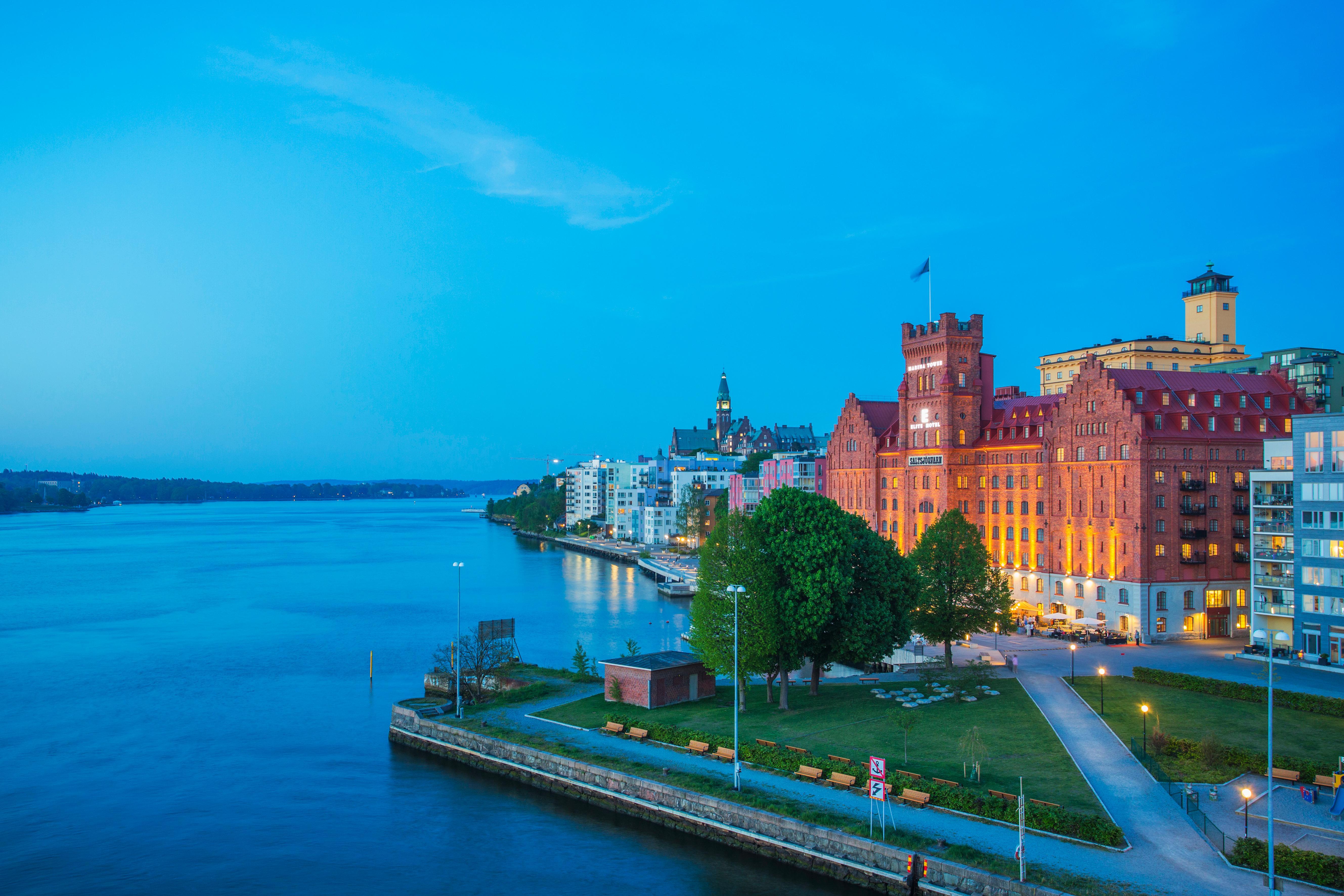 Elite Hotel Marina Tower, Spa & Resort Nacka Exterior foto